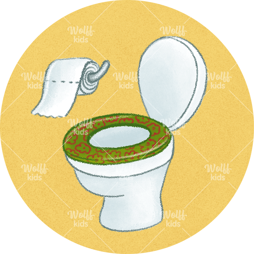 Einzelner Magnet: Toilette